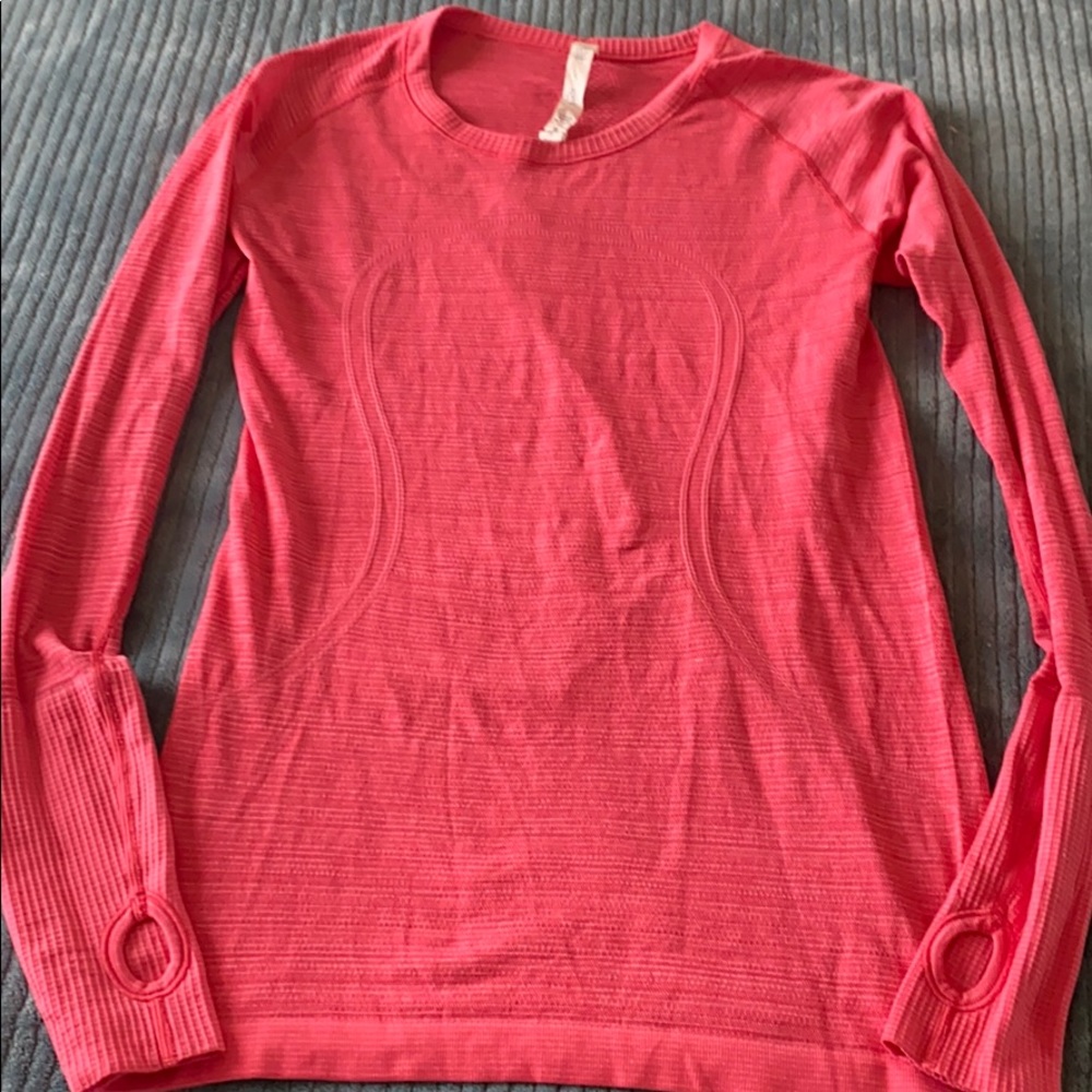 Swiftly size 10. Coral color